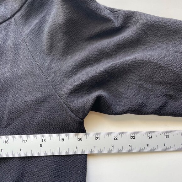 Vintage Chetta B Neiman Marcus Black‎ Button-Down Dress 80's Mature Classic Chic - Picture 8 of 12